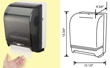 touchless roll towel dispenser, roll towel dispenser, towel dispensers