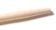 Broom handle 60 inches x
              1.125 diameter tapered end grade number 1 hardwood