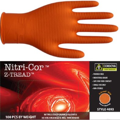 Nitrile
                  gloves 6 mil powder free