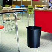 metal wastebaskets